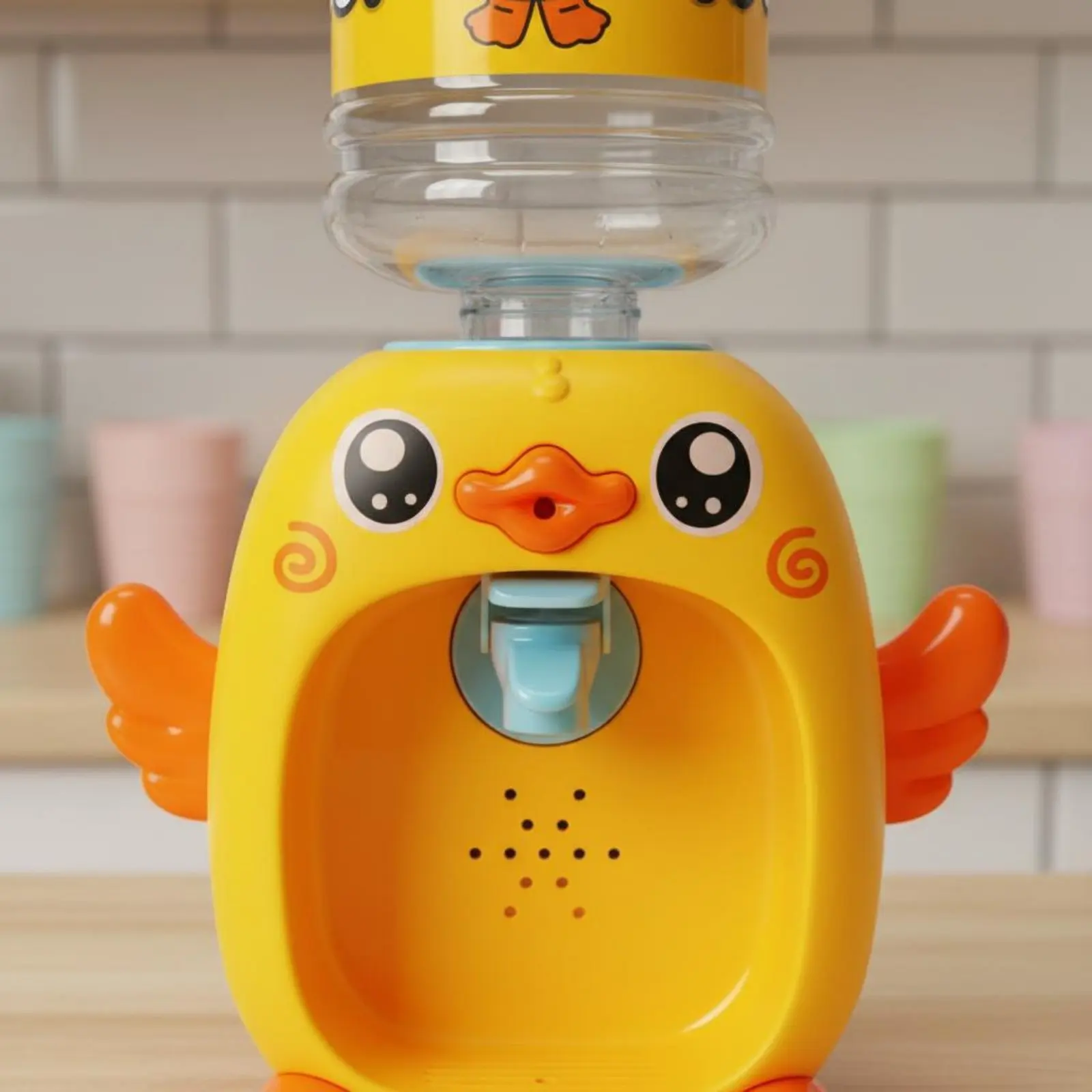 

Игрушечный диспенсер для воды, развивающий практические навыки, мини-игрушечный диспенсер для воды, разборная конструкция, очаровательный декор для комнаты, для ролевых игр