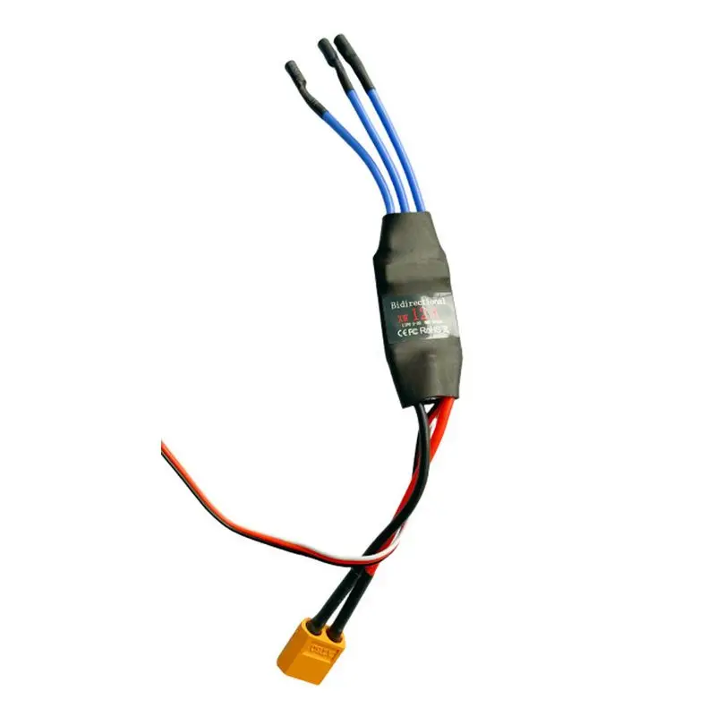 ESC sin escobillas T enchufe RC coche barco modelo hélice barco Motor 10A 12A 15A 20A 30A 40A 50A 60A 80A