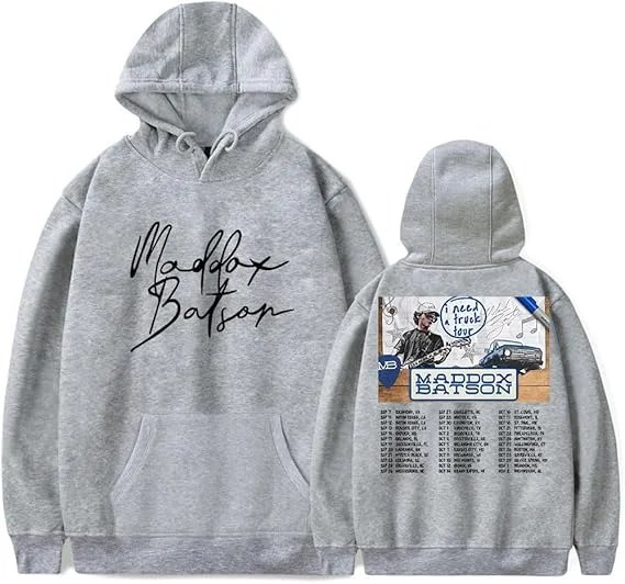 Maddox Batson j'ai besoin d'un camion Tour sweats à capuche Merch unisexe mode à manches longues élégant personnalisé sweats à capuche