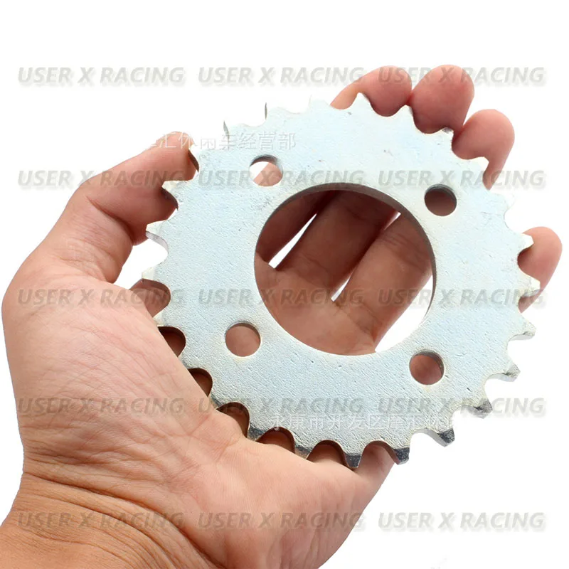 USERX Universal Motorcycle Rear chain wheel sprocket gear Dafei 420 type 25 teeth four holes For ATV Scooter High quality