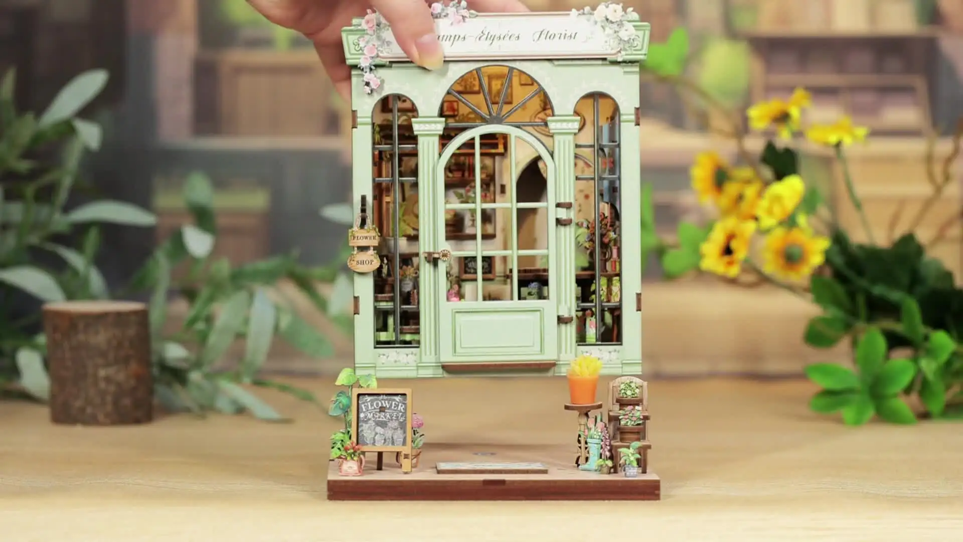 Pancarte Suspendue En Bois Miniature – Décoration Maison De Poupée – Jardin Ou Intérieur – Accessoire DIY
