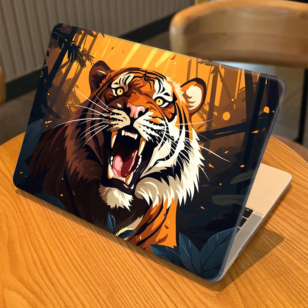 

Чехол для ноутбука с принтом тигра для Macbook Air 15 2025, чехол для модели M4, A3241, чехол для MacBook Pro 13 14 16 Air 13 M3, чехол