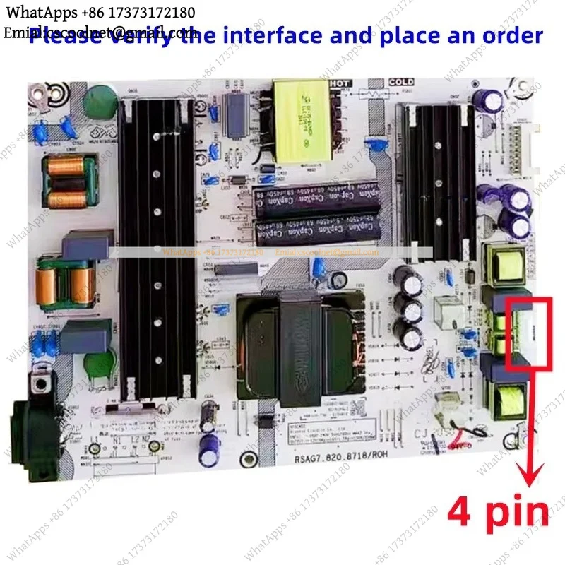 k06 Power Supply Board For Hisense LCD TV 65E5G 65E3F-PRO 65A52F RSAG7.820.8718 Replacement Part Tested Working