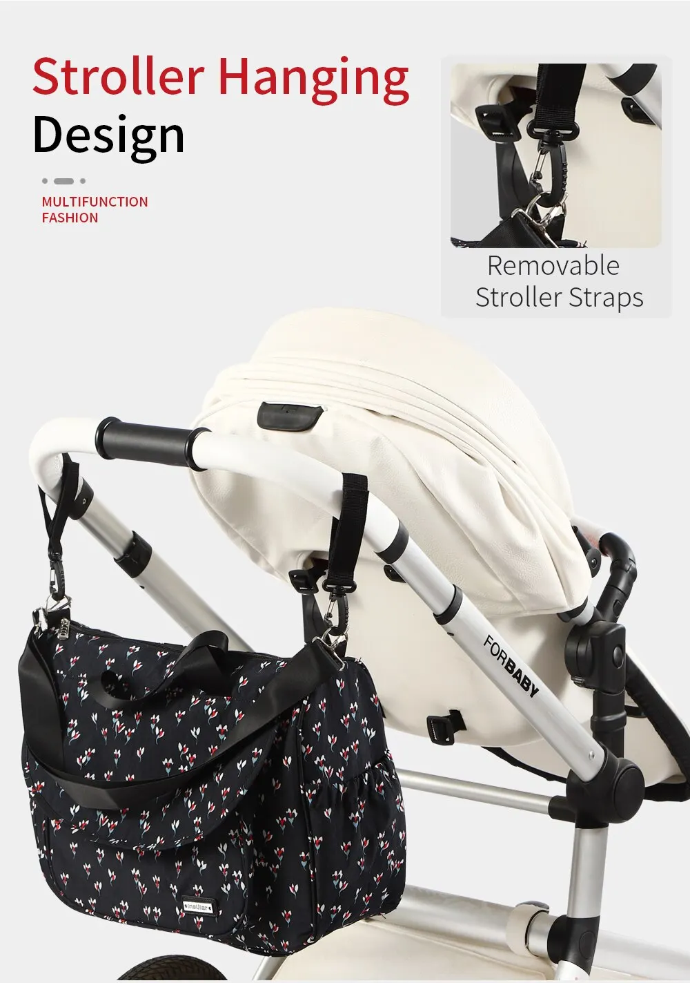 Large Capacity Diaper Stroller Bag Waterproof Mummy Maternity Nappy Travel Bag Baby Nursing Multifunction Tote Bag