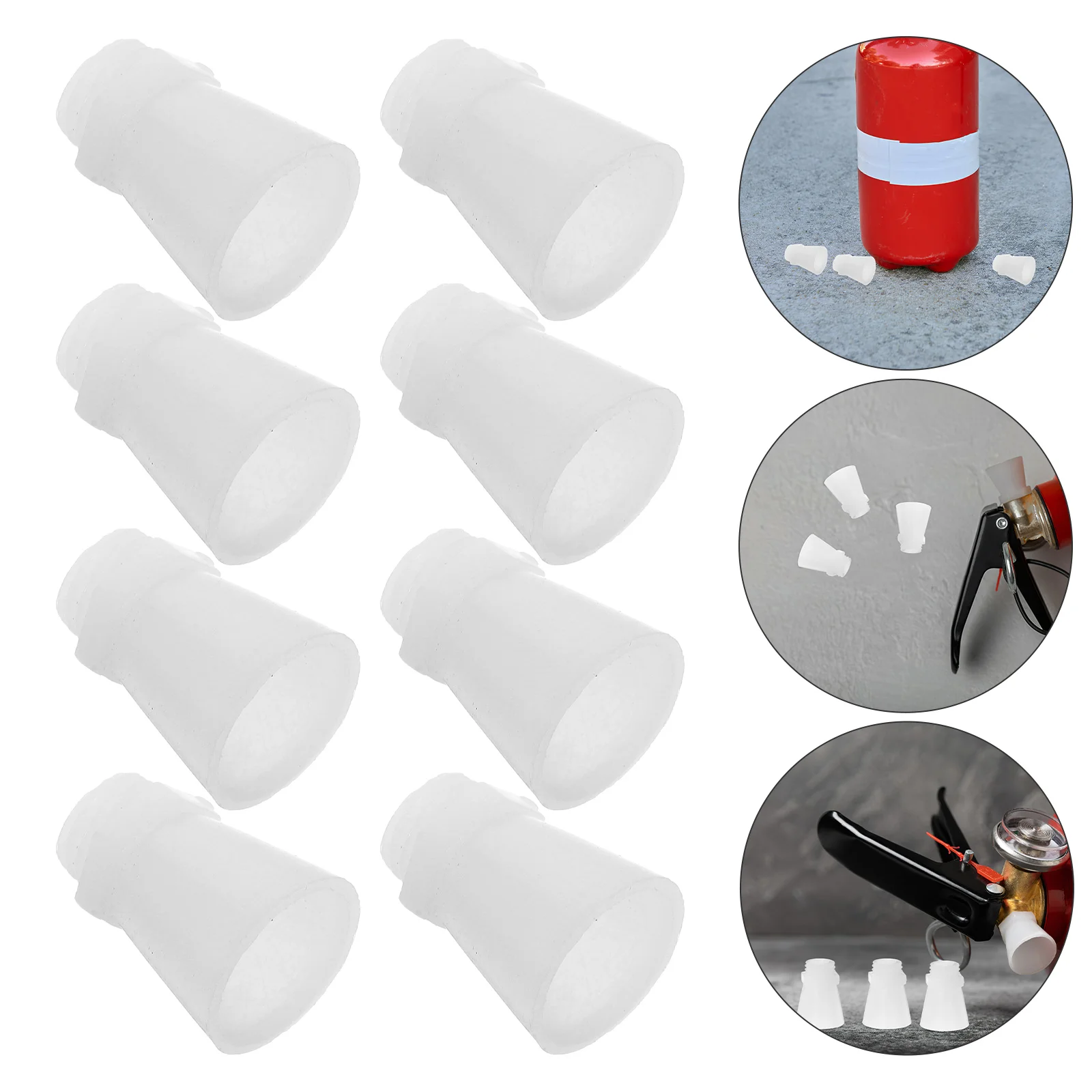 50 Pcs Fire Extinguisher Accessories Nozzles Replaceable Wide Mouth Extinguishers Parts Replacement for