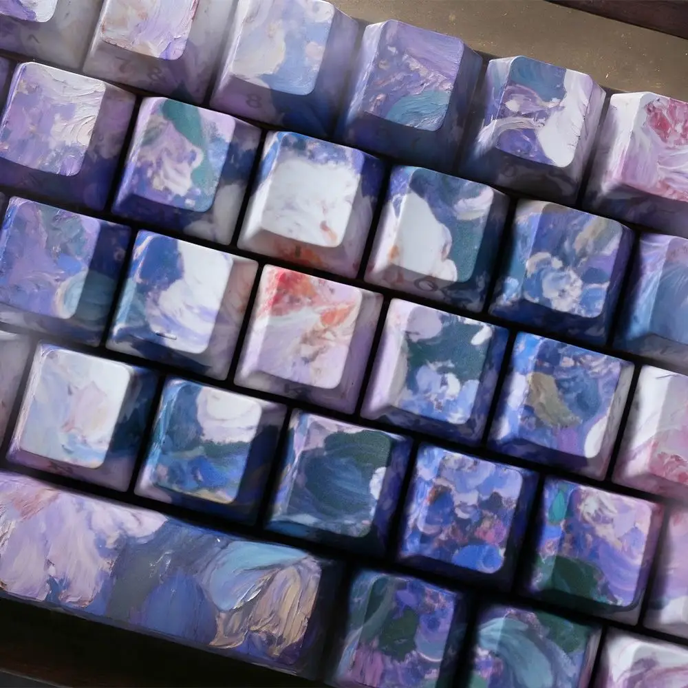 Keycaps Cherry Purple Haze 74 teclas para teclado magnético — vista 5