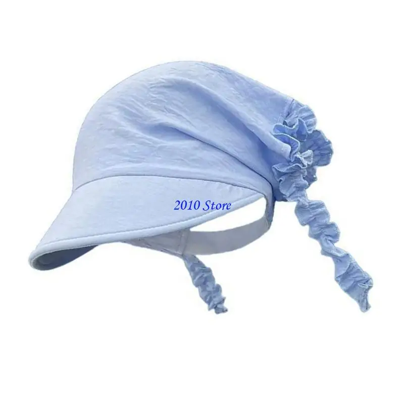 F3MF أنيقة القطن قبعة البيسبول قبعة ناعمة Bandanas وشاح لرياضة السفر وارتداء كل يوم مطابقة للنساء الرأس