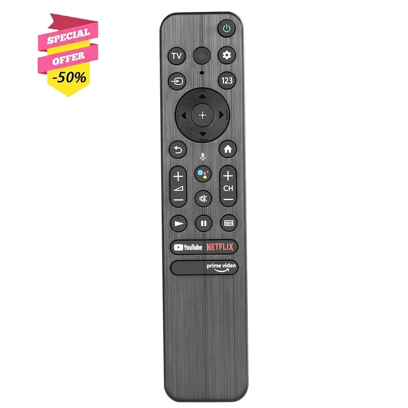 

RMF-TX800U IR Remote Control For Sony TV XR-42A90K XR-48A90K XR-50X90S XR-50X92K XR-50X94S XR-55A75K XR-55A80K KD-43X80K