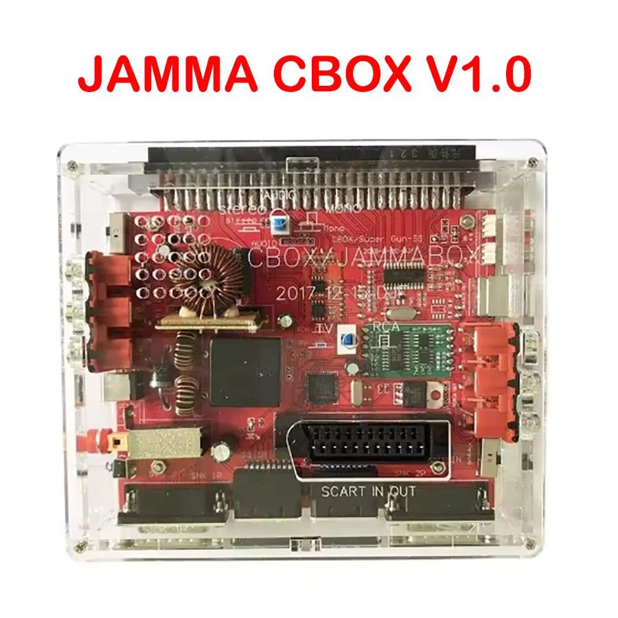 V1.0 JAMMA CBOX / Super Gun Converter Board to D15P SS Joypad & Saturn Gamepad for JAMMA PCB box MVS Motherboard