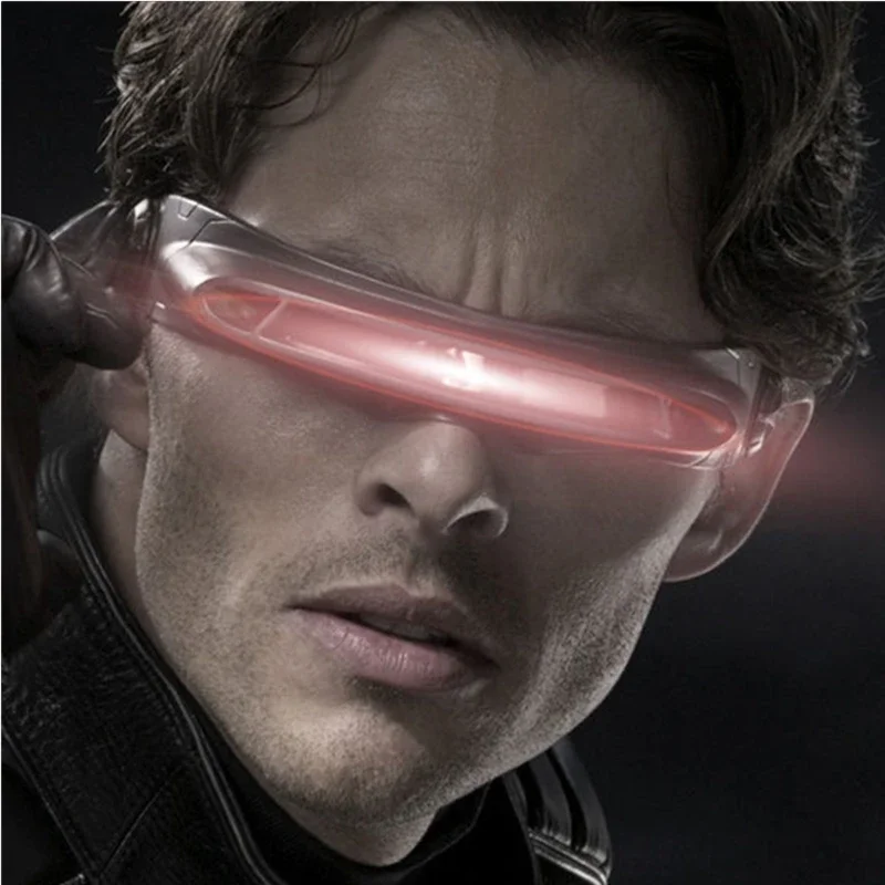 Lunettes de soleil polarisées X-men Imagops Cosplay pour hommes et femmes, bouclier en matériau de mémoire, lunettes de soleil design