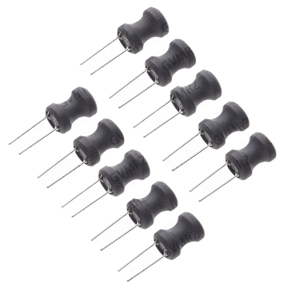 10PCS 0912 9*12mm I-shape Power Inductor Inductance Copper Coil 1MH 68uh 100uh 150UH  220UH 330UH 470UH