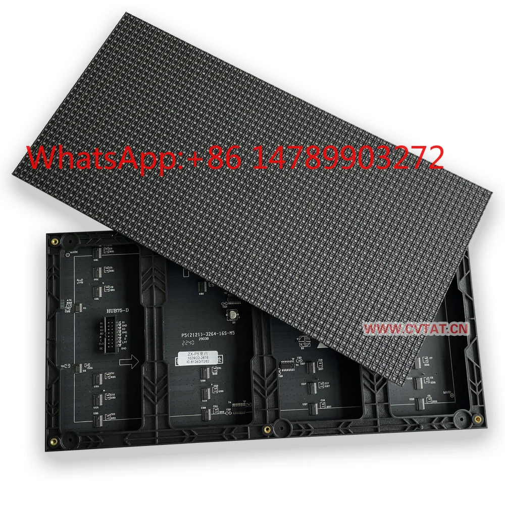 Factory Direct P5 Indoor LED Display Module 320x160mm HDR10 4500cd Sunlight Readable Advertising Panel