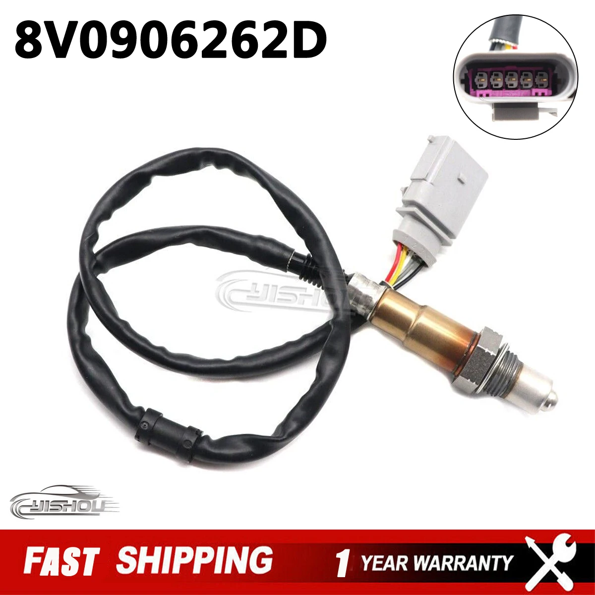 8V0906262D Upstream Oxygen O2 Lambda Sensor For Volkswagen GTI Golf R 2.0L For Audi A3 S3 TT Quattro 8V0 906 262 D