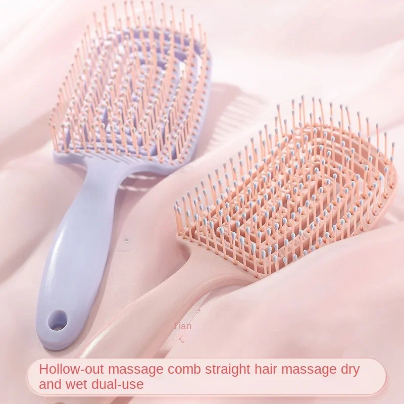 Relaxing Massage Comb Hollow Out Detangling Hair Brush Scalp Massage Combs Fast Blow Drying Detangler Hair Styling Tools