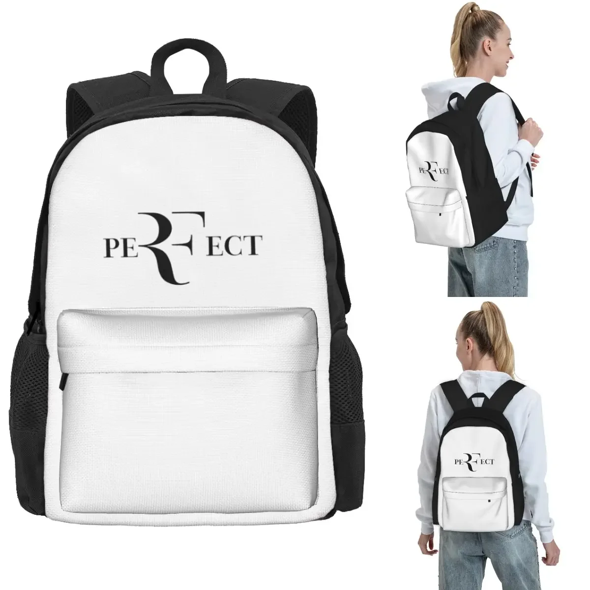 Roger Federer Backpack Hot Sale Daypack Large Capacity Kids BookBag School Bag Shoulder Bags for Men Women