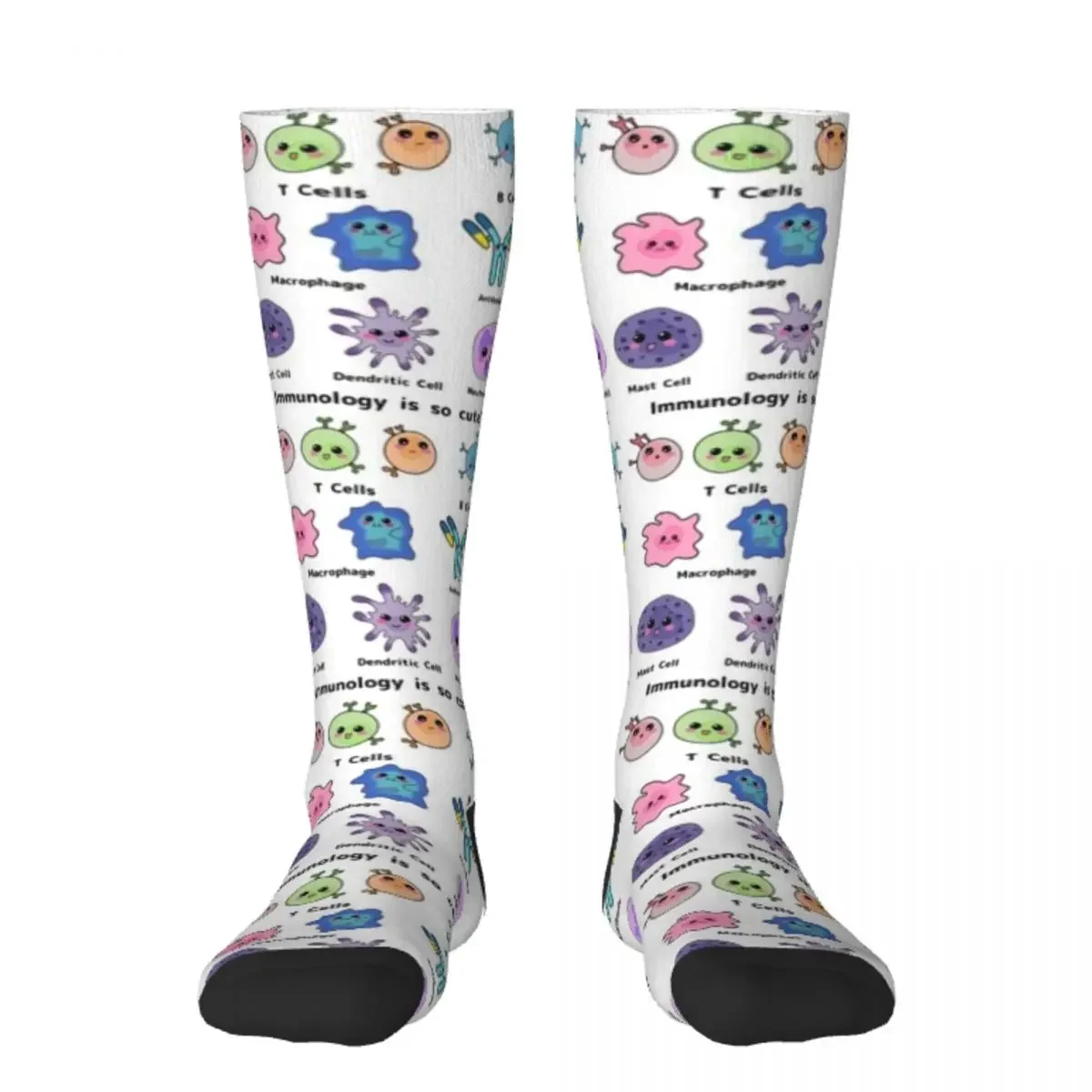 Immunology is so Cute Version 2 Socks football winter cycling cotton Socks Woman Men's