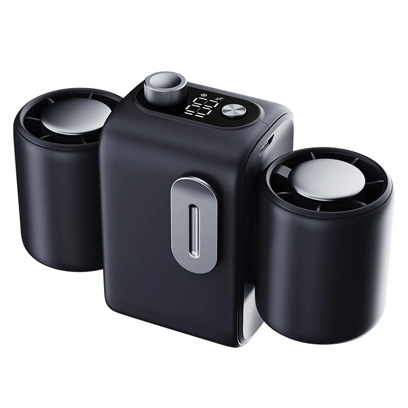 Suitable for double cylinder portable clip waist outdoor construction site cooling cooling waist small fan
