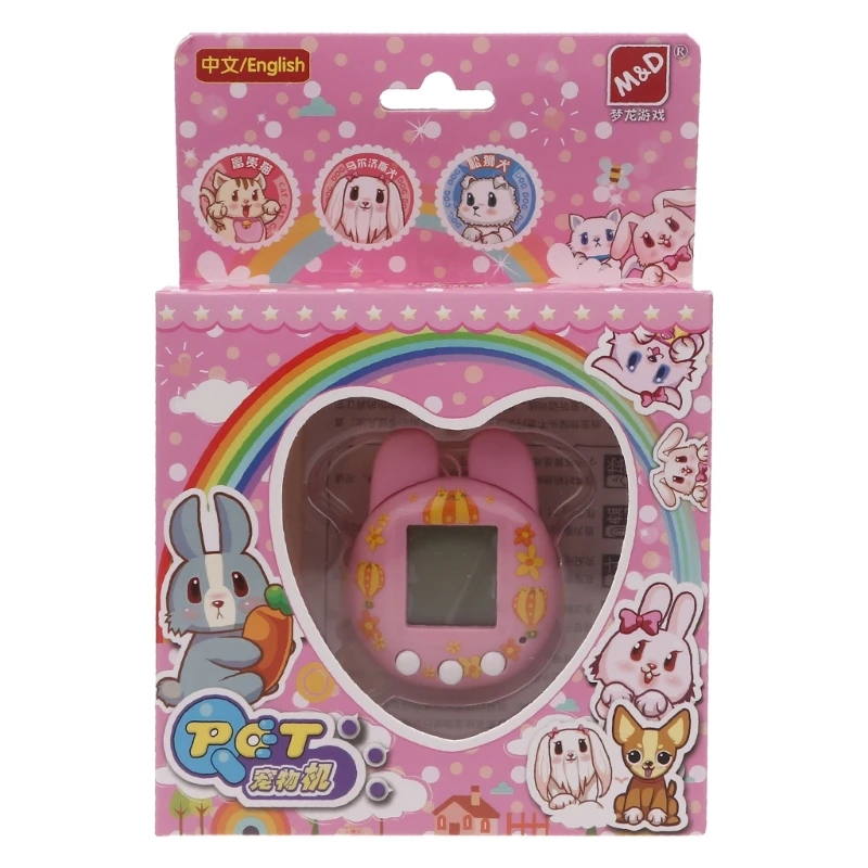 Giocattolo per animali domestici digitale elettronico per console gioco portatile retrò per bambini Virtual Pet Machine D5QA