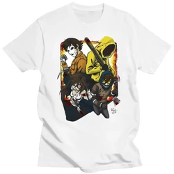 Creepypasta Family V2 T-Shirt da uomo maglietta da uomo maglietta a maniche corte in cotone da uomo divertente di grande qualità top Tee tricolore