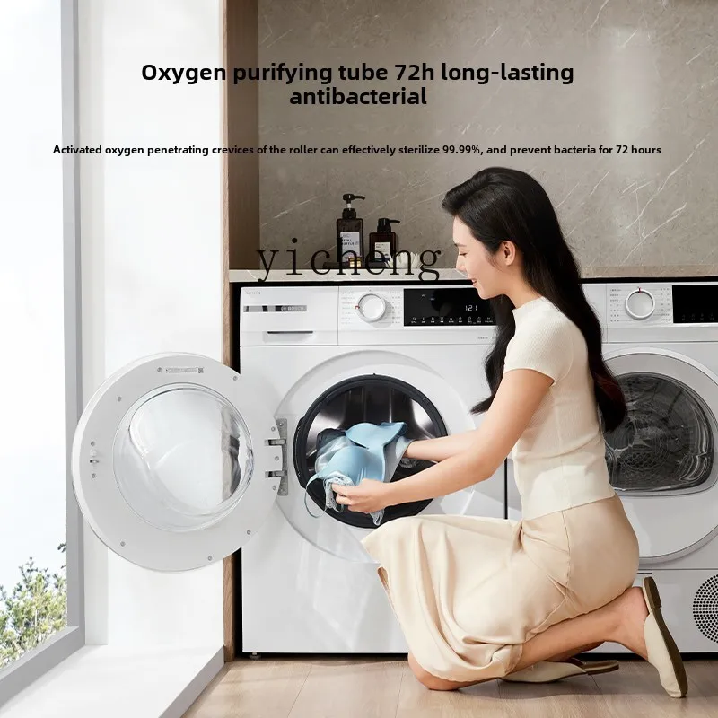 ZK active oxygen 10KG drum washing machine heat pump dryer 4EA2 portable washing machine and dryer