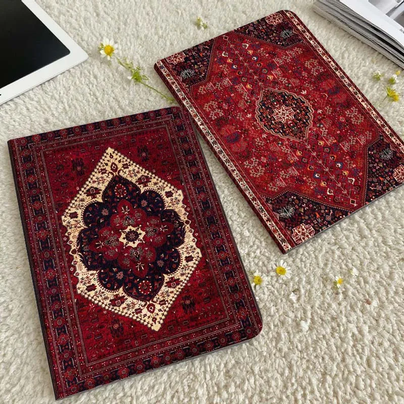 

Red Persian Style Rug Gift Tablet Case For Xiaomi Redmi Mini Pad SE K 2 4 5 6 7 8 2023 2025 11 8.8 11.2 10.1 Pro