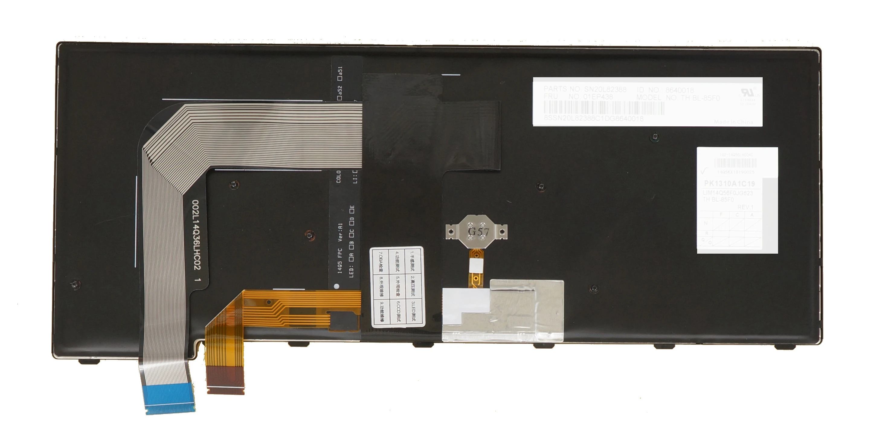 Imagem -02 - Teclado para Thinkpad 00ur415 00ur375 01ep488 01ep447 00ur364 00ur404 01ep477 01ep436 01ep508 01ep467 00ur695 dn nw