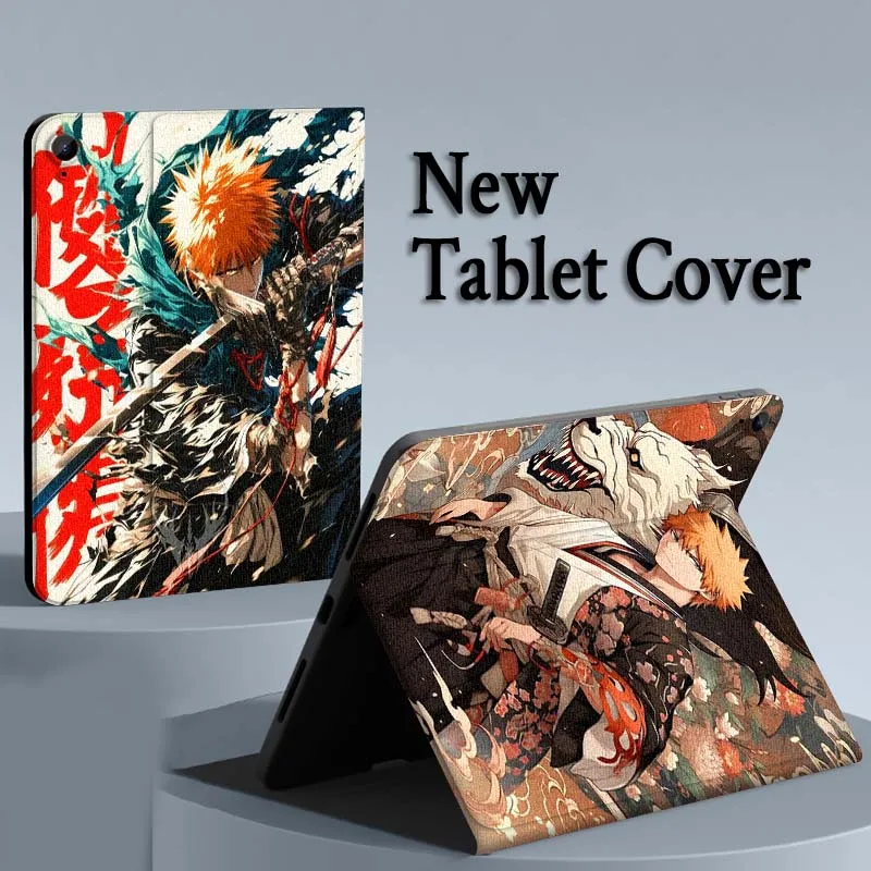 

Bleach Anime Illustration Tablet Case For Samsung Galaxy Tab A A7 A8 A9 A11 S6 S11 Lite Plus 10.1 10.4 10.5 Inch
