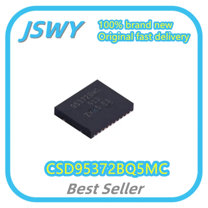 (5/50pcs) CSD95372BQ5MC Silkscreen 95372BMC SON12 Multi-Phase Synchronous Buck Converter Chip IC New Genuine In Stock