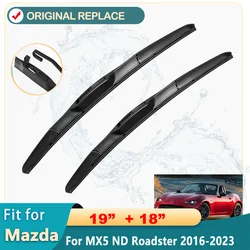 For Mazda MX-5 MX 5 MX5 ND Roadster 2016 2017 2018 2019 2020 2021 2022 Car Wiper Blade Rubber Front Window Windshield Wiper