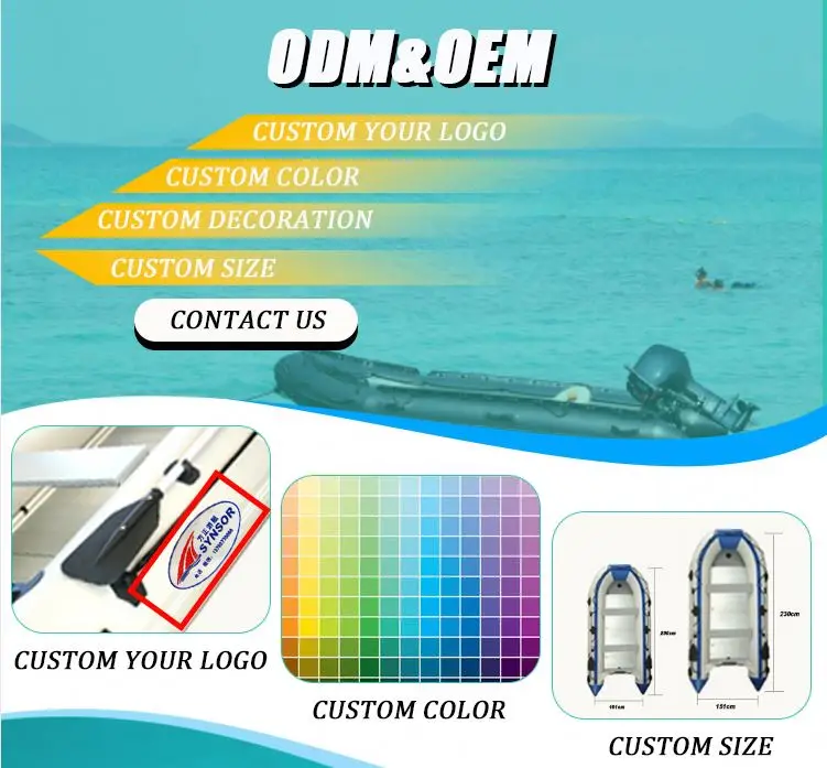 Big Size Inflatable Boat 7m New Design Inflatable Boat 8 Meter Aluminum Floor Floating Inflatable Boat