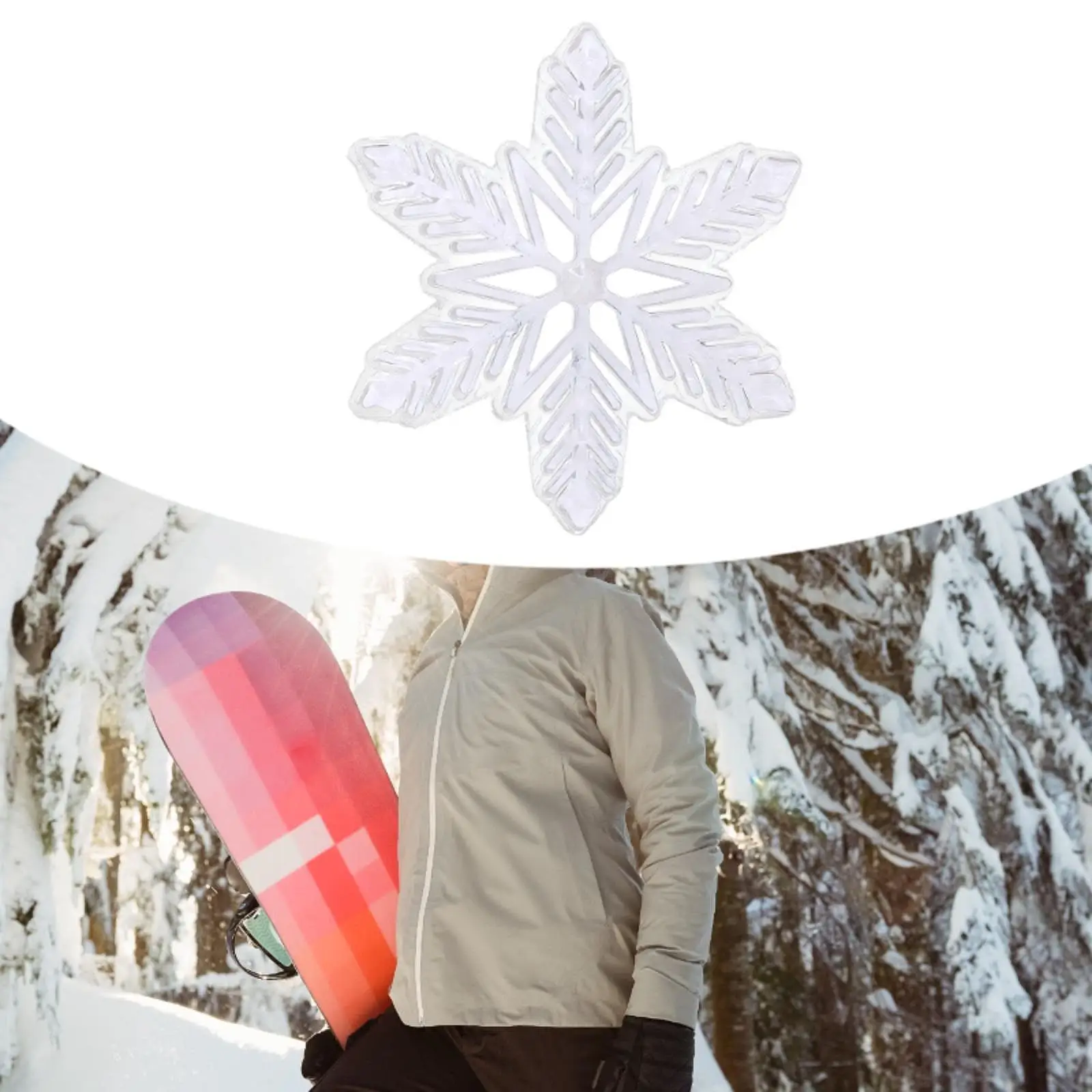 الشتاء لوح الثلج قبضة الوسادة على الجليد ستومب الوسادة المضادة للانزلاق ندفة الثلج الزلاجات مجلس قبضة وسادة حصيرة للرياضة في الهواء الطلق الرجال النساء