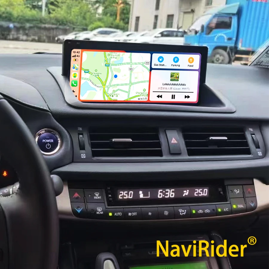Android 14 For Lexus CT CT200 CT200h 2012 - 2020 Stereo Multimedia Video Player 4G LTE Car Radio Head Unit WIFI GPS Navigation