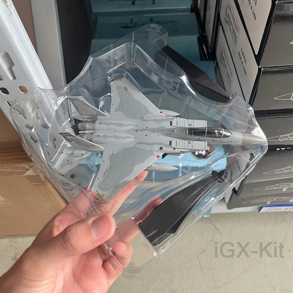 1/100 Scale US F15 F-15 Eagle Fighter Aircraft Airplane Diecast Metal Military Plane Toy Model Collection Gift