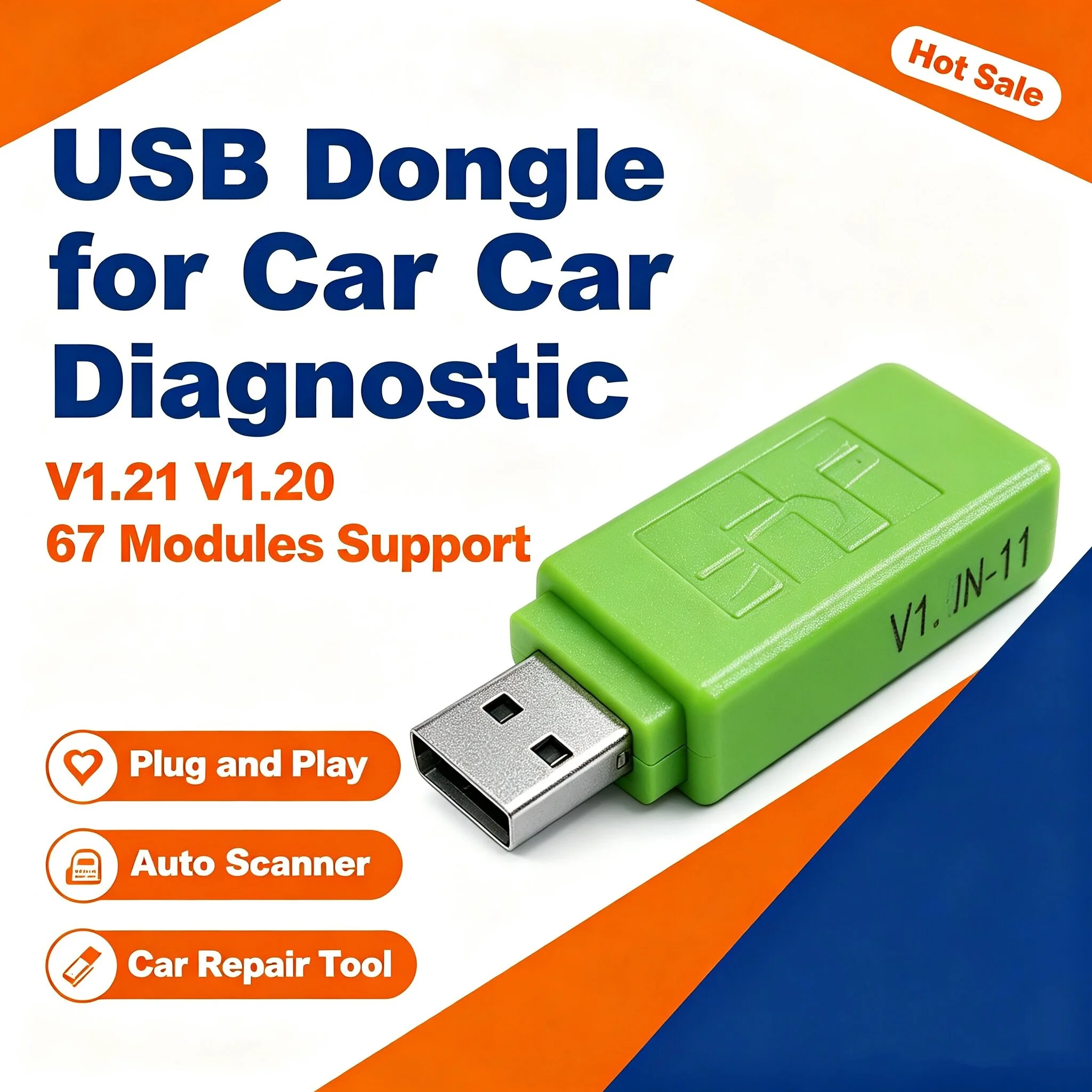 67 IN 1 USB Dongle V1.20 V1.21 Multi Modules For SM2 PRO KTMFLASH J2534 ECU Chip Tuning Car Diagnostic Programmer Adapter