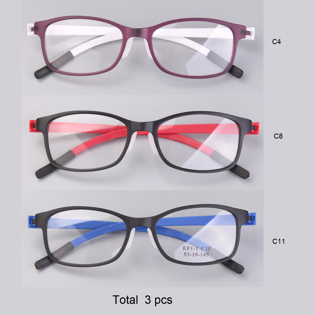 

Rectangular glasses for men vintage glasses women butterfly shape ultra light saddle nosepad lentes strong flexibility big size