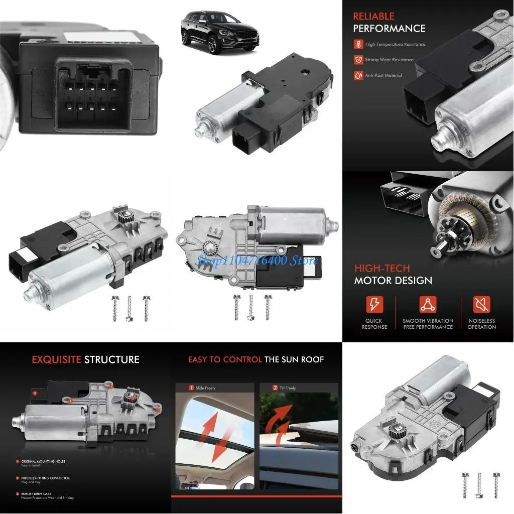 

y1gd Sunroof Motor Simple Install & Use Skylight Motor Metal Sunroof Motor for XC60