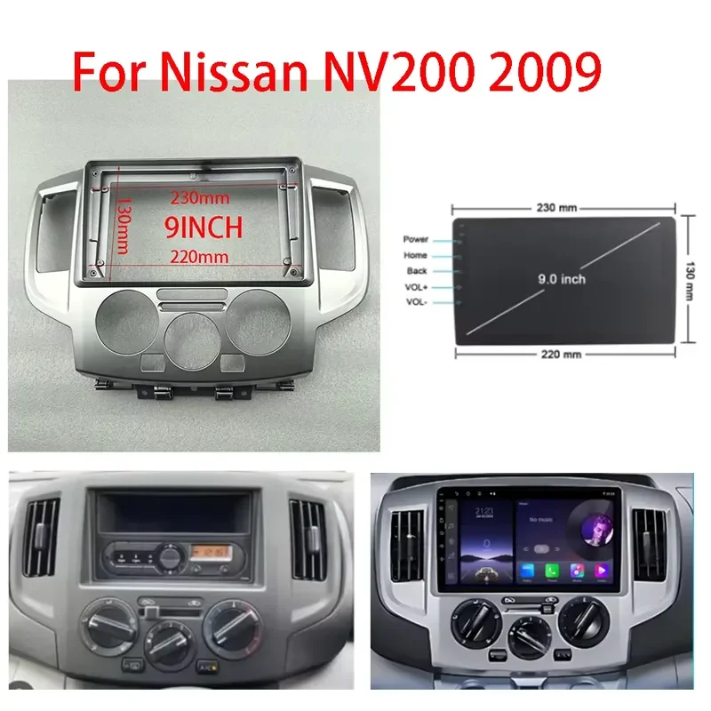 7 9 Inch Car Radio Fascia Frame Panel Kit For Nissan NV200 2009 Android GPS Stereo Audio Dash Adapter Fitting