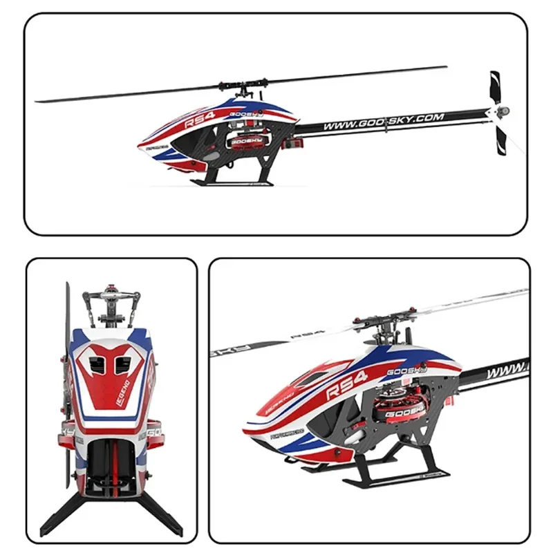 Goosky RS4 Venom Standard Version 3d Stunt RC Helicopter Kit Version Brushless Motor Model Helicopter Exercise One\'s Hands