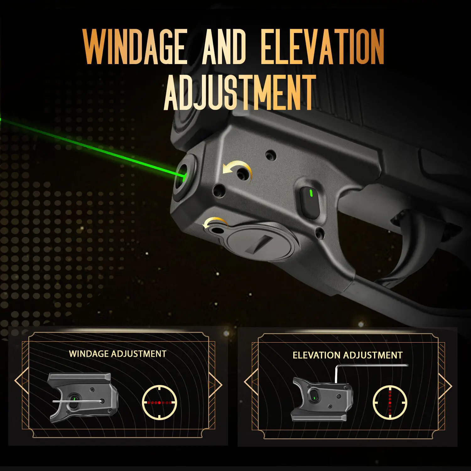 Only For Sig Sauer P365/ P365X/P365XL,Green / Red Laser Sight-Not Included Battery,Right hand holster,WLS-103G