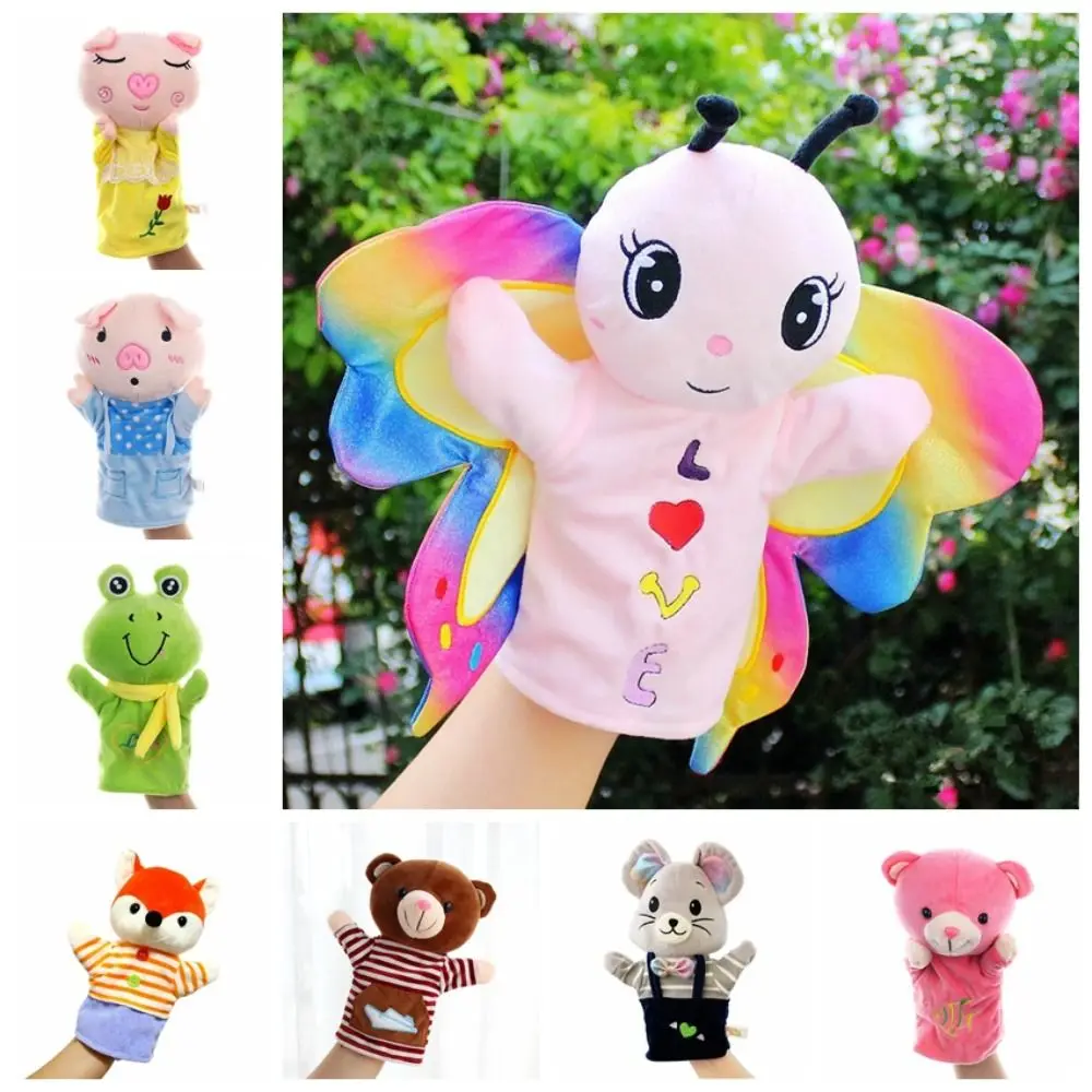 Stuffed Animals Plush Finger Puppet Anime Doll Kawaii Hand Finger Puppet Soft Marine Animals Plush Finger Doll Children Gifts