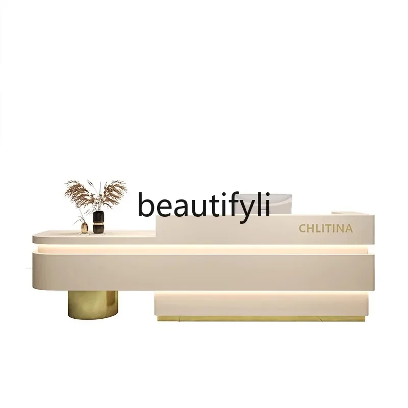 1*Beauty salon Bar Hair salon Paint front desk Clothing store checkout page Reception desk