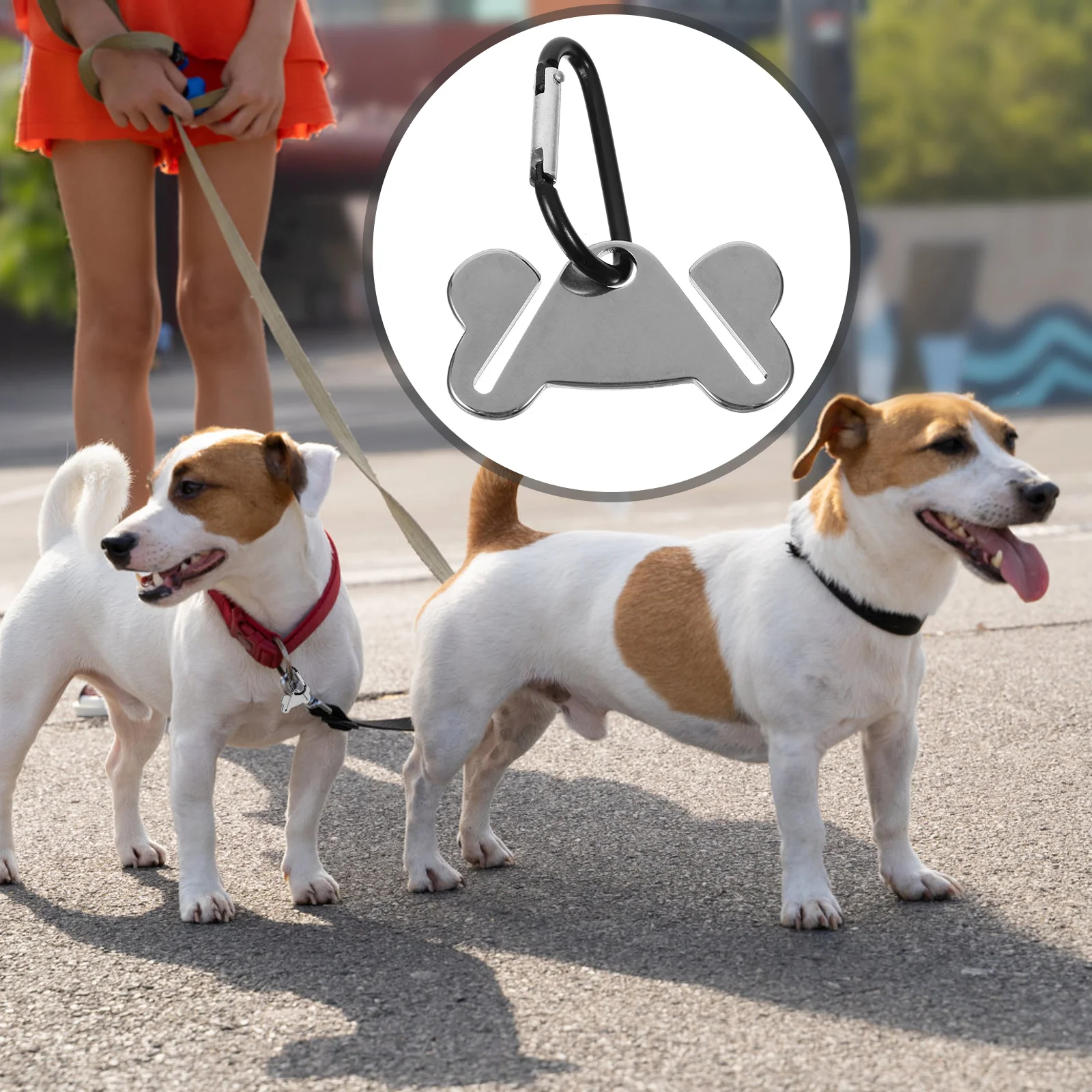 Trash Bags Garbage Clip Puppy Poop Carrier Dog Waste Fastener Metal 55X3X02cm Pet Leash Holder