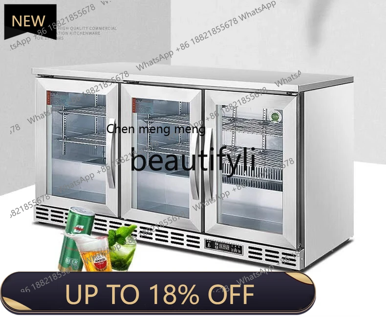 

Z189 Small freezer embedded commercial bar beer custom refrigerator undercounter refrigerated display low cabinet