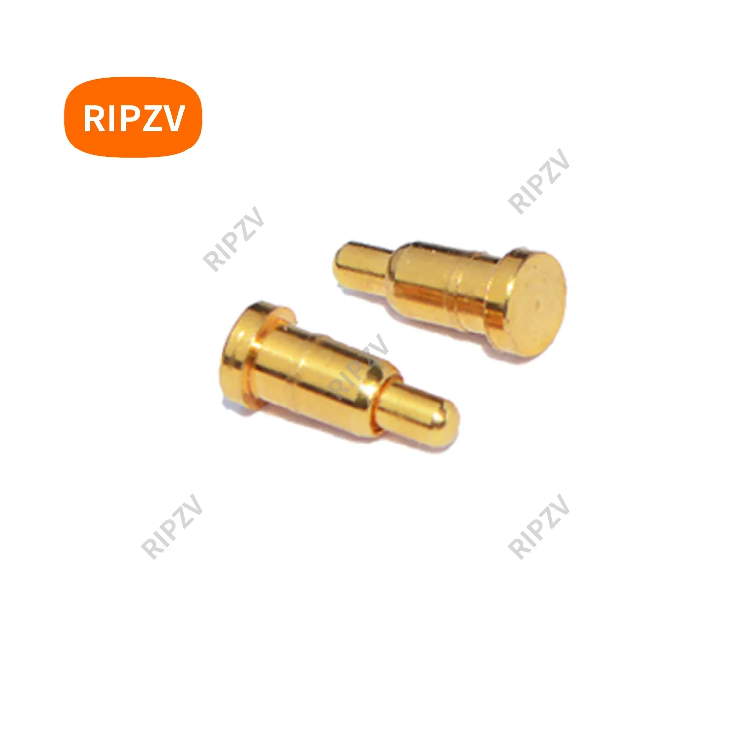 1000pcs  2x4.5mm Spring Loaded Pogo Pin Connector SMT SMD PCB Capsule Gold plate 1u RIPZV Customized contacts