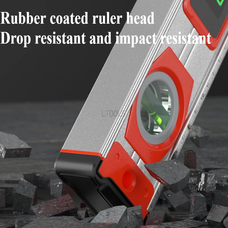 Woodworking Tool Multifunctional High-precision Electronic Digital Display Strong Magnetic Level Ruler Suitable for Decoration