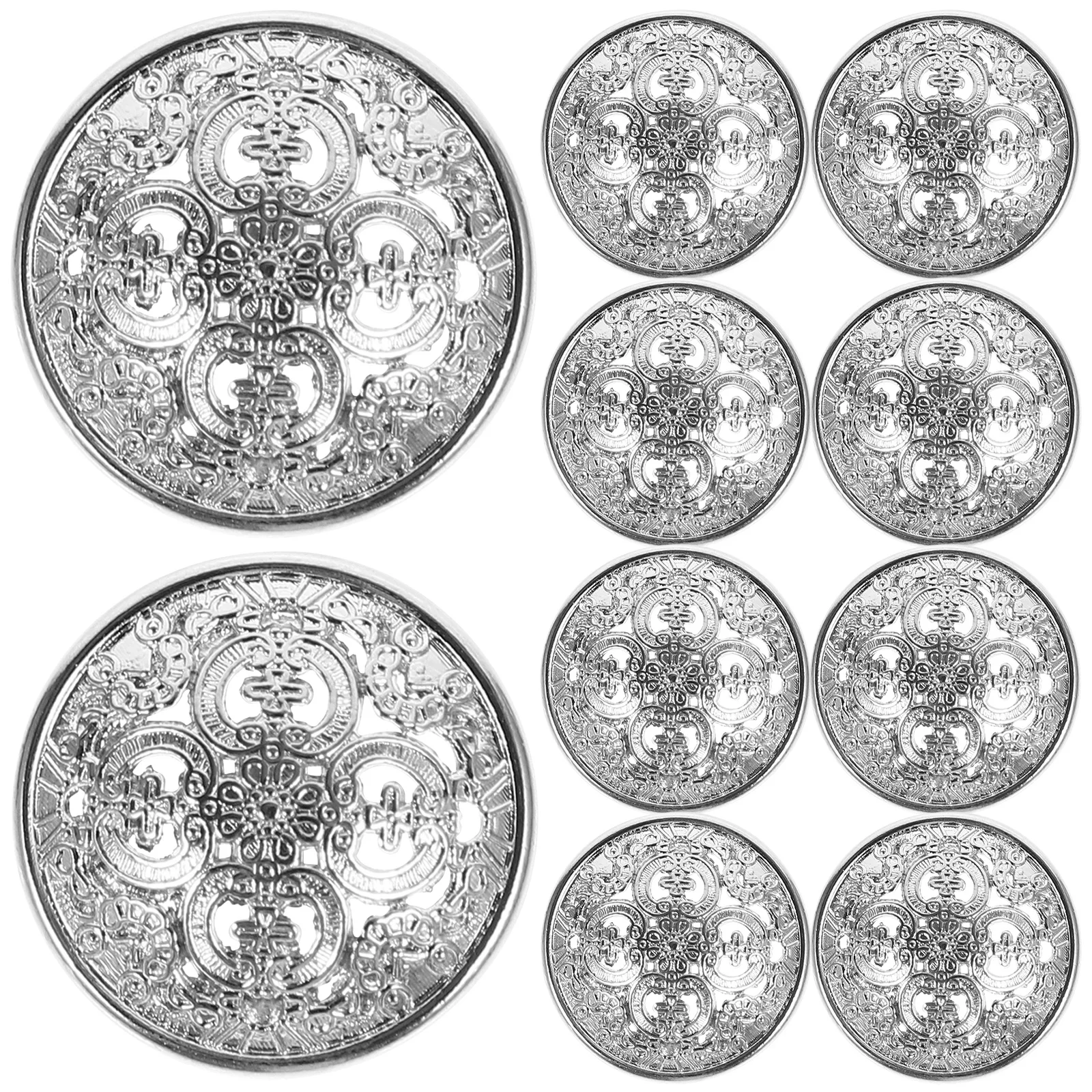 20Pcs Metal Buttons for Clothing Jackets Suits Sewing DIY Crafts Sturdy Decorative Clothes Decors Jacket Button