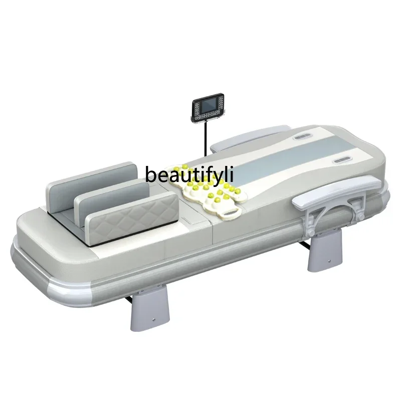 

ls 04ls 04Tepidity Therapy Bed Multifunctional Warm Jade Massage Bed 3D Spinal Carding Whole Body Cervical Spine Lumbar Massage