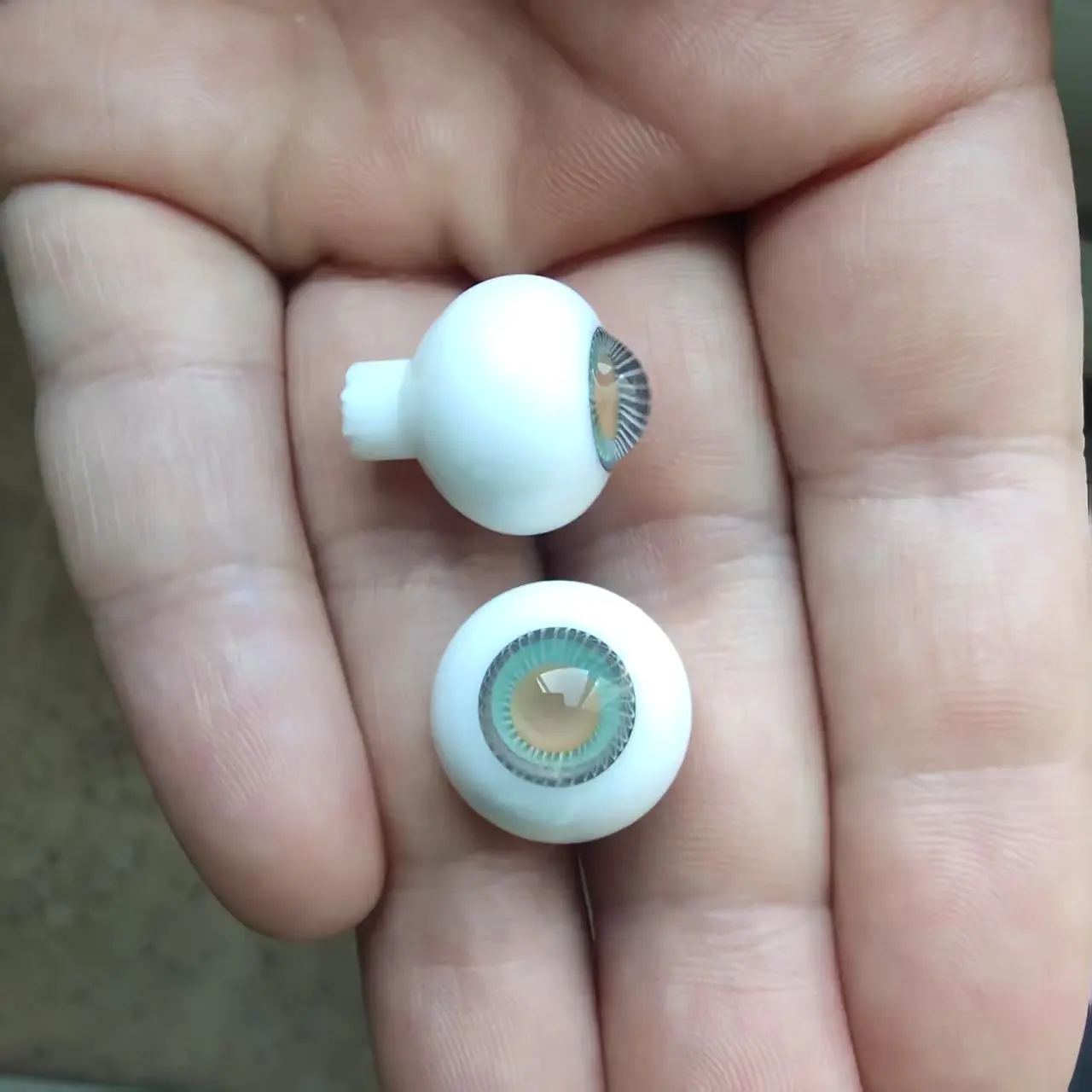 [Wamami] 6mm 8mm 10mm 12mm 14mm 16mm 18mm 20mm 22mm 24mm grüne Glasaugen Augapfel SW14 BJD Puppe Dollfie Reborn Herstellung Handwerk