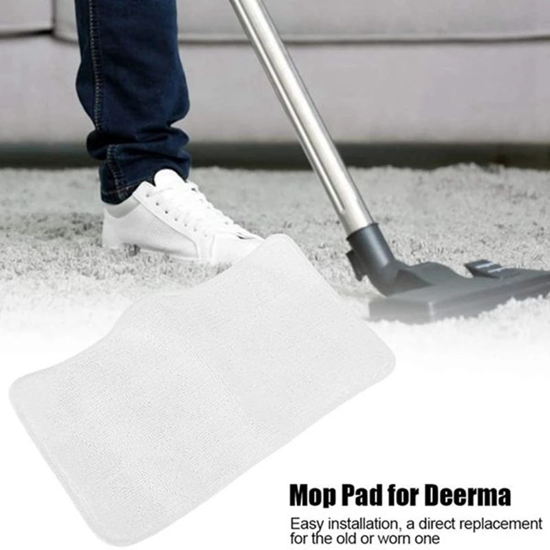 Mop Cleaning Pads For Xiaomi Deerma DEM ZQ100 ZQ600 ZQ610 Handhold Steam Vacuum Cleaner Mop Cloth Rag Replacement Parts