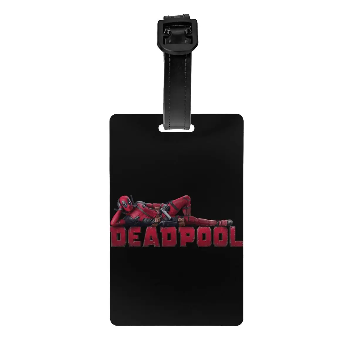 

Багажные бирки с логотипом Deapool на заказ для чемоданов, модные багажные бирки, идентификационная этикетка с конфиденциальной крышкой